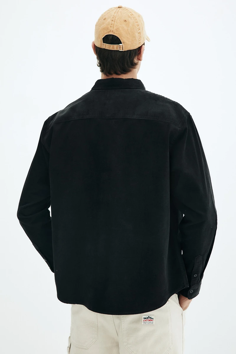 Regular-Fit Corduroy Shirt