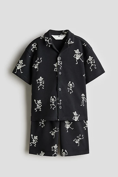 2-Piece Sweatshirt and Sweatshorts Set