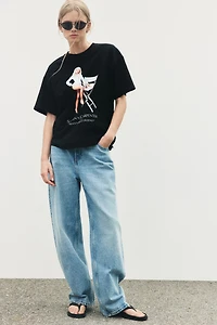T-shirt ample imprimé
