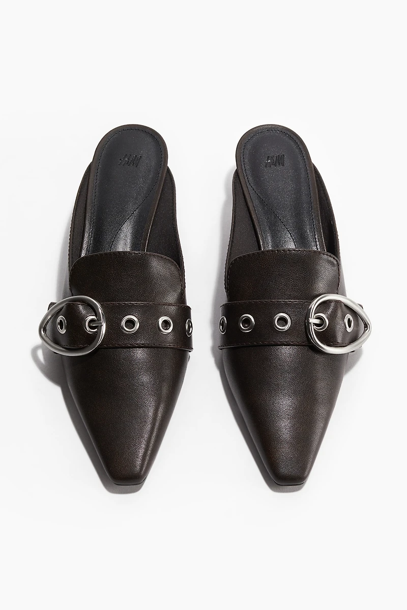 Kitten-Heeled Mules