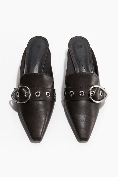 Kitten-Heeled Mules