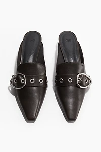 Kitten-Heeled Mules