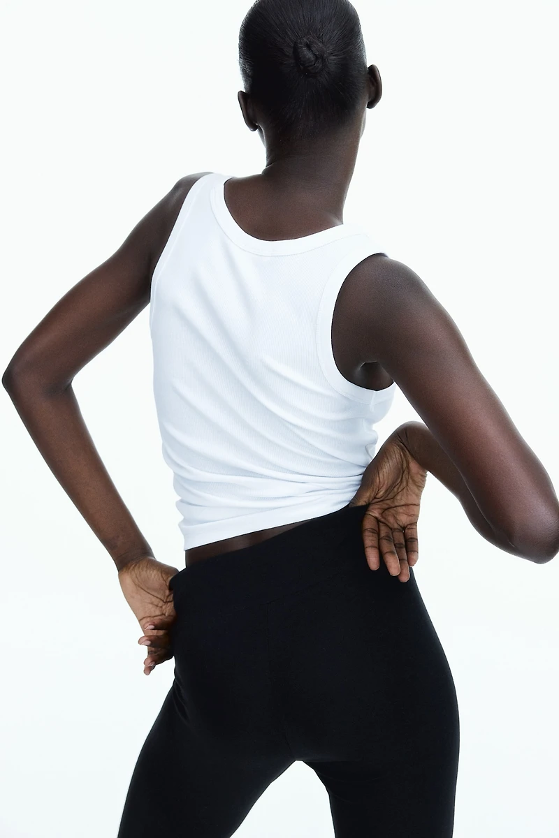 Legging en coton mélangé