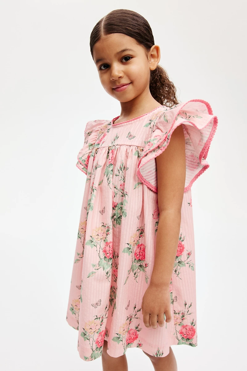 Cotton Seersucker Dress