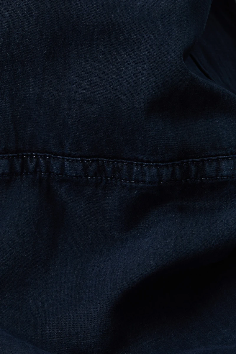 Pantalon ample en lin mélangé