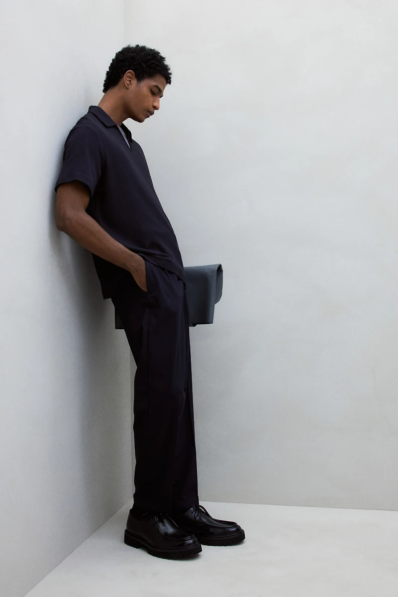 Regular-Fit T-Shirt with Collar
