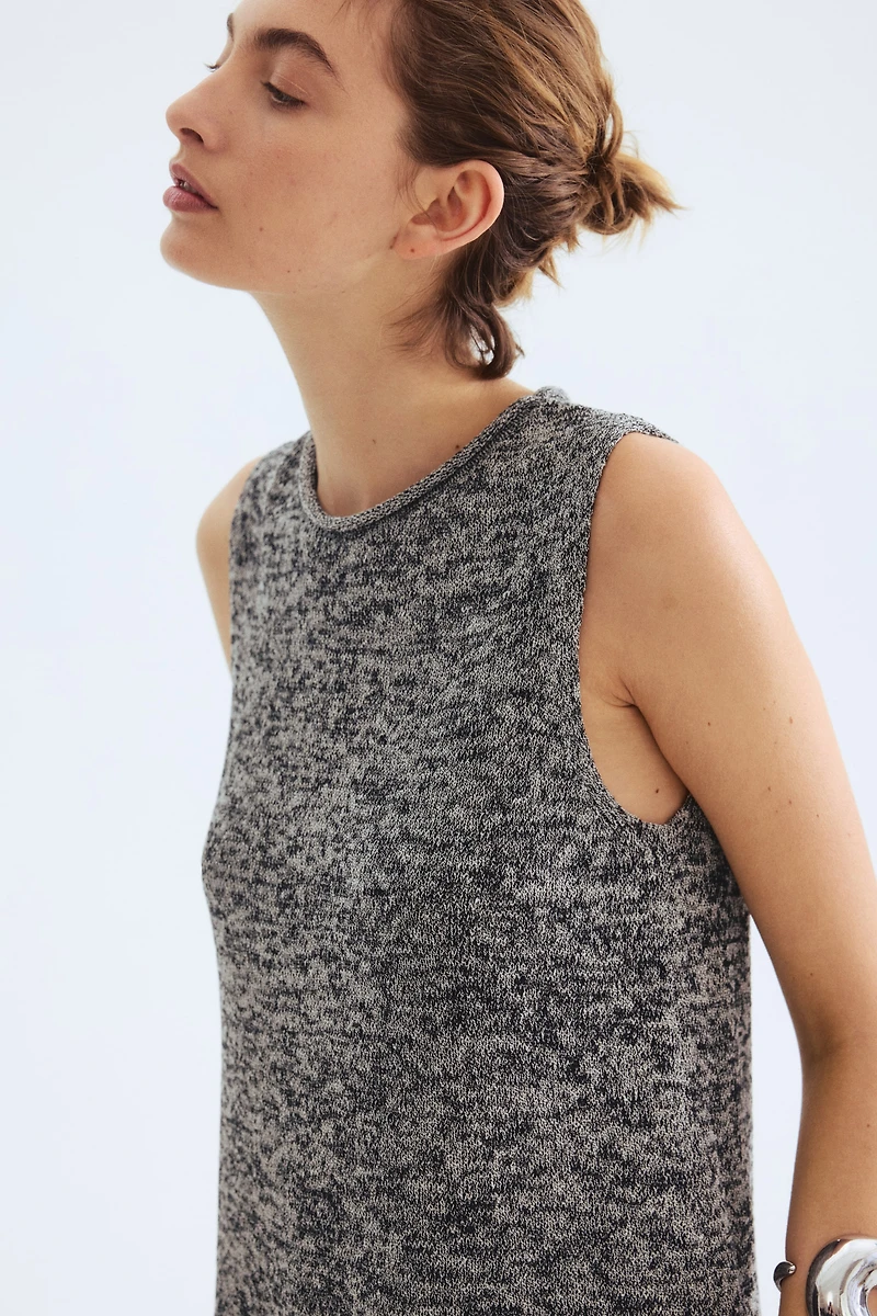 Haut en tricot avec franges