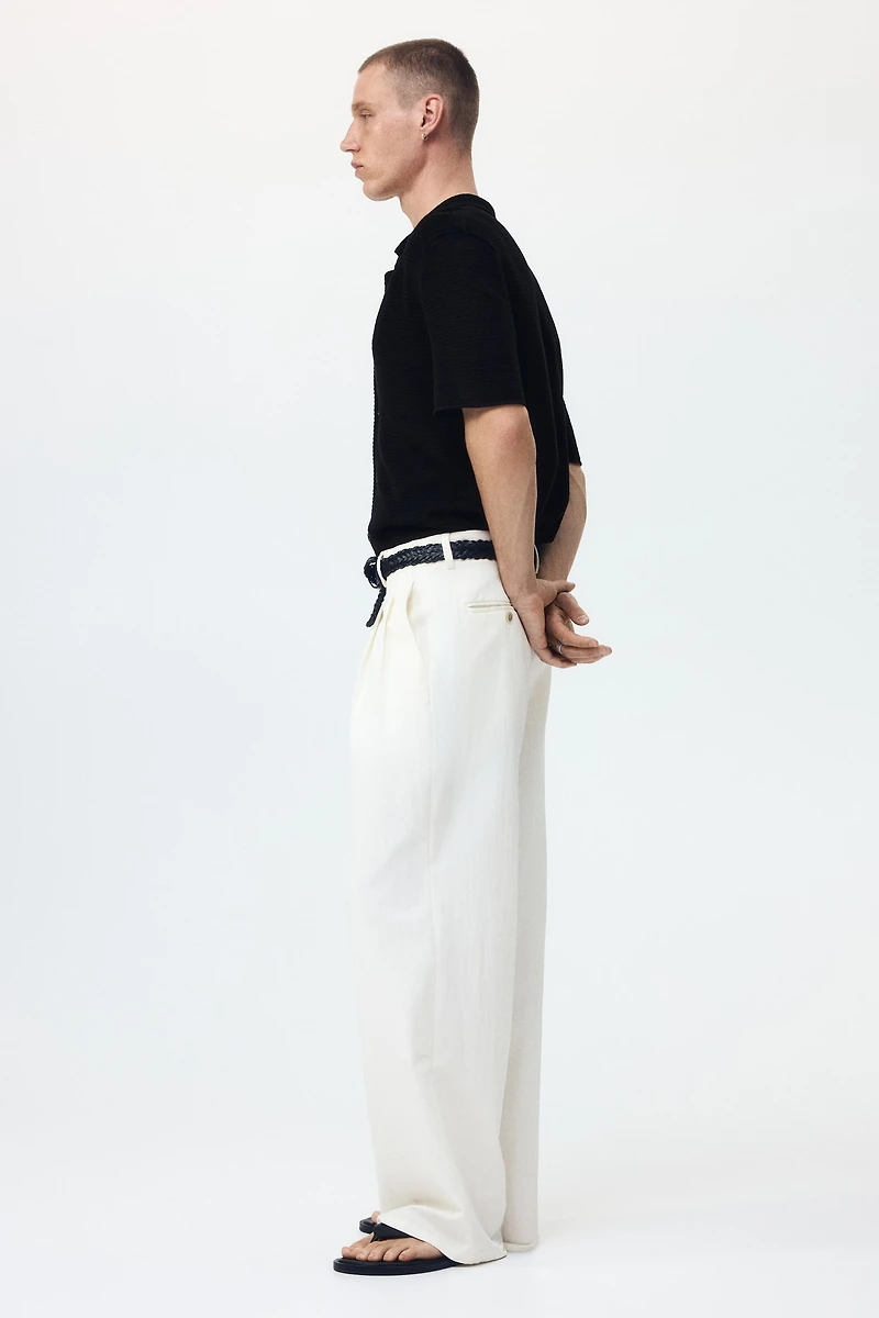 Regular-Fit Open-Knit Shirt