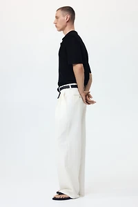 Regular-Fit Open-Knit Shirt