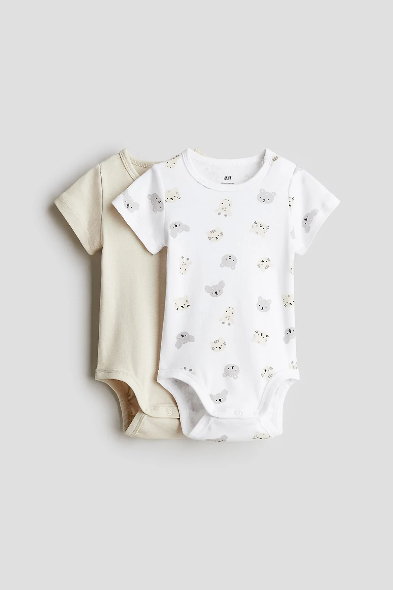 2-pack Short-sleeved Bodysuits