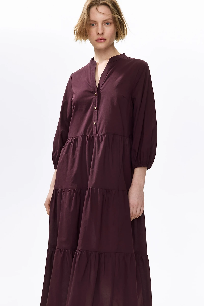 Tiered Midi Dress