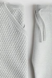 Ensemble 2 pièces en tricot avec gilet et pantalon