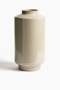 Large Reactive-Glaze Stoneware Vase