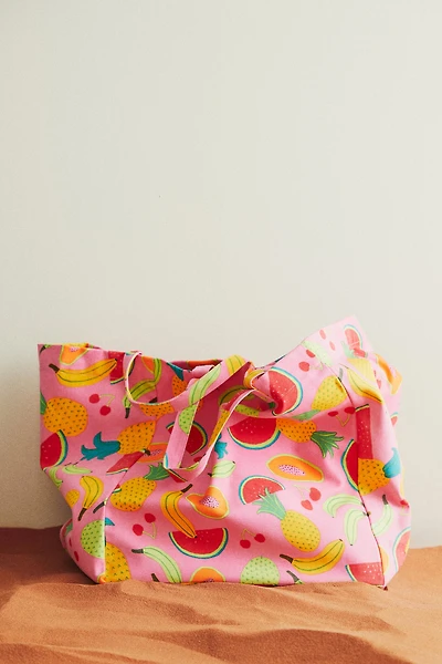 Patterned Beach Bag