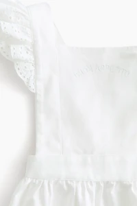 Tablier à volants en coton