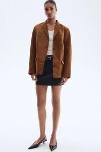 Blazer à fermeture droite