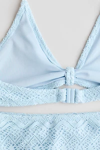3-Piece Crochet-Look Swim Set