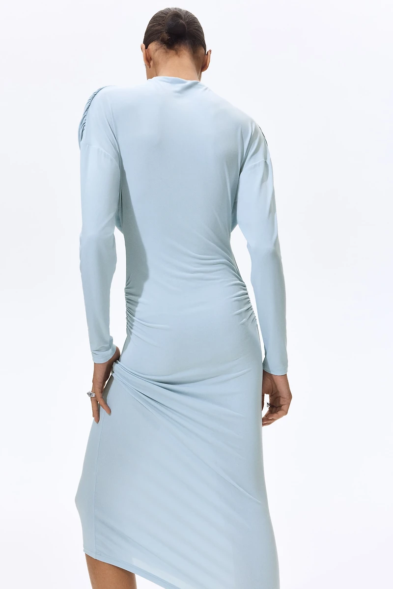 Draped Jersey Dress
