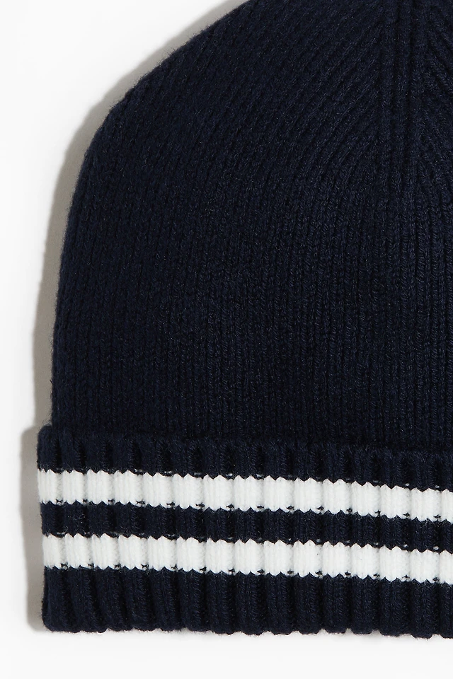 Rib-Knit Beanie