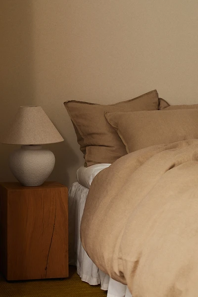 Linen Twin Duvet Cover Set