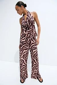 Printed Pull-On Pants