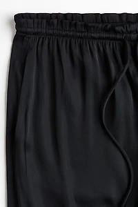 Satin Drawstring Pants