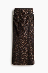 Drawstring-Detail Maxi Skirt
