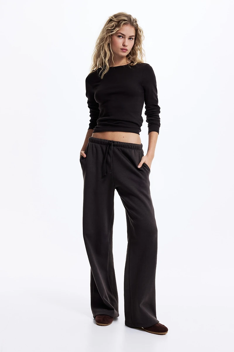 Wide-leg Joggers