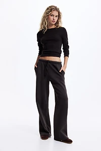 Wide-leg Joggers