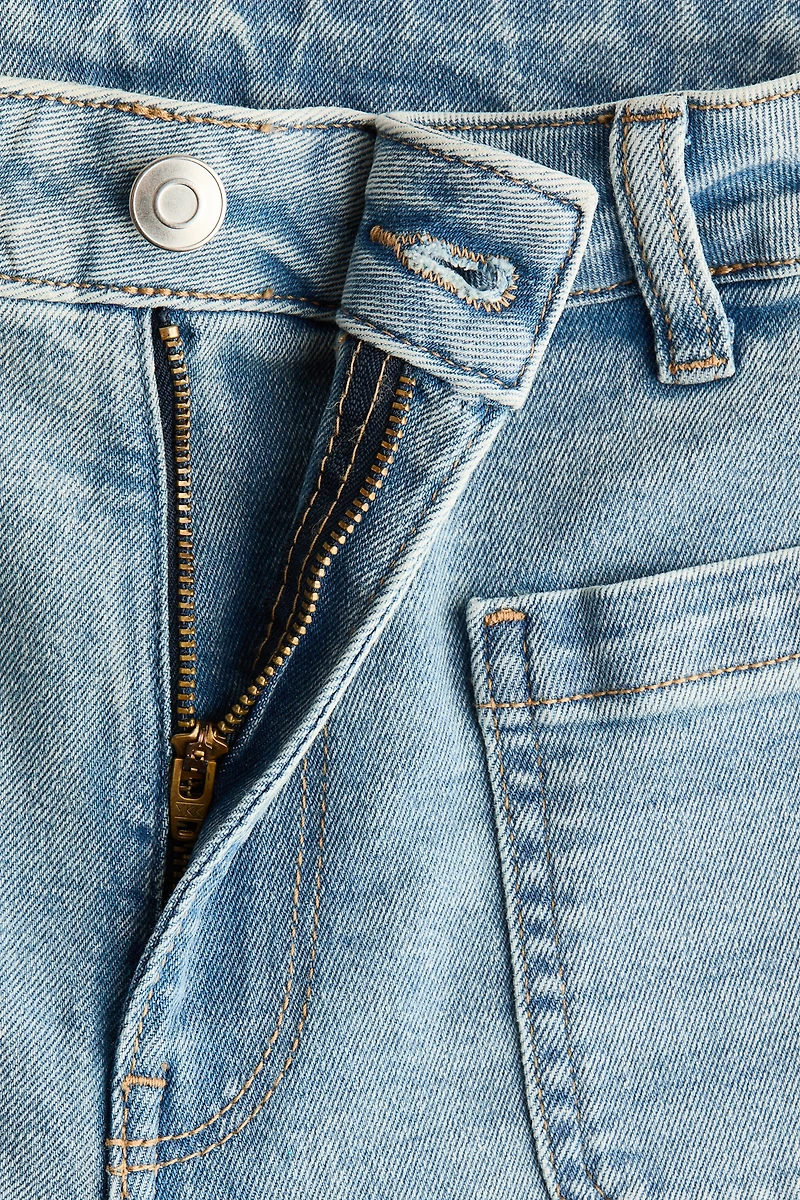 Jean large taille haute