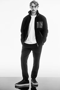 Veste ample en polar