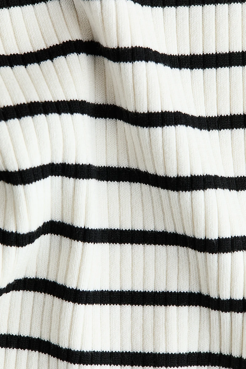 Short Rib-Knit Top