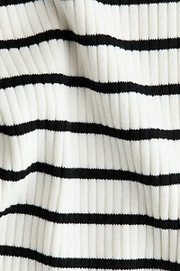 Short Rib-Knit Top