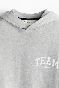 Oversized Fit Sports Hoodie