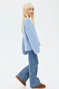 Wide Denim-look Pants