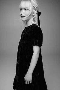 Crushed-Velvet Dress