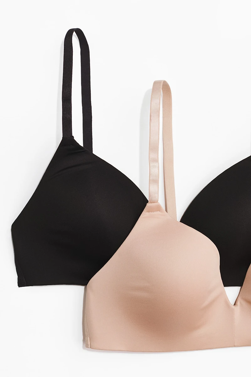 2-pack Microfiber Soft-cup Bras