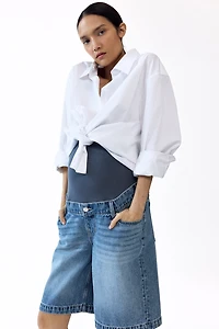 MAMA Denim Bermuda Shorts