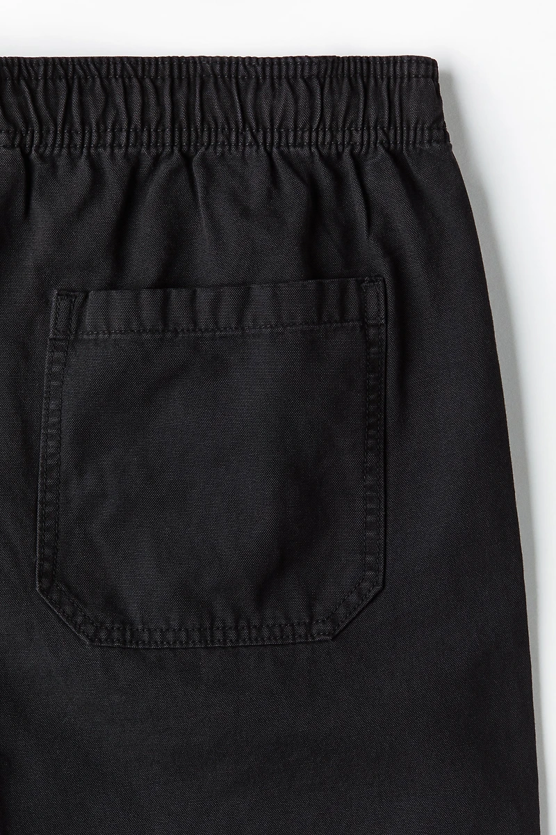 Loose-Fit Cotton Canvas Pants