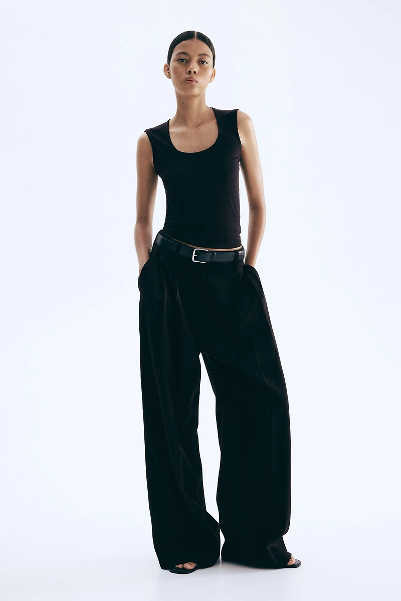 Microfiber Sleeveless Top