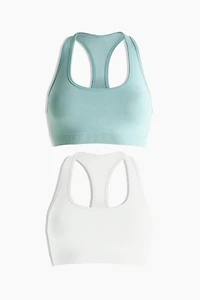 2-Pack Seamless Sports Bras with DryMove™