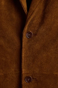 Veste décontractée en daim