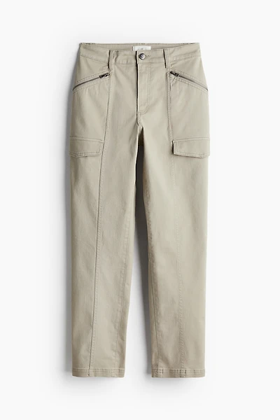 Pantalon cargo Coupe Amincie