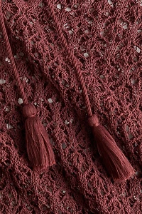 Crochet-Look Beach Dress