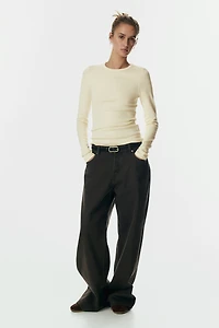 Long-sleeved Jersey Top