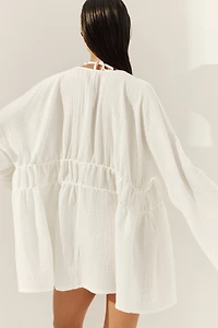Cotton Muslin Beach Kaftan