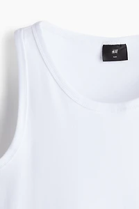Camisole côtelée près du corps