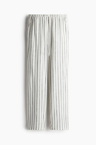 Straight-Leg Drawstring Pants