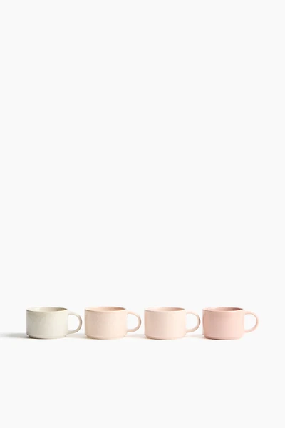 4-Pack Stoneware Mugs