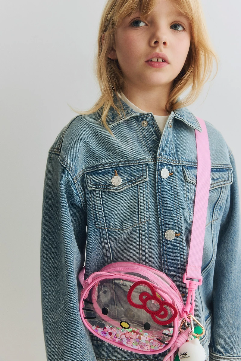 Appliquéd Crossbody Bag